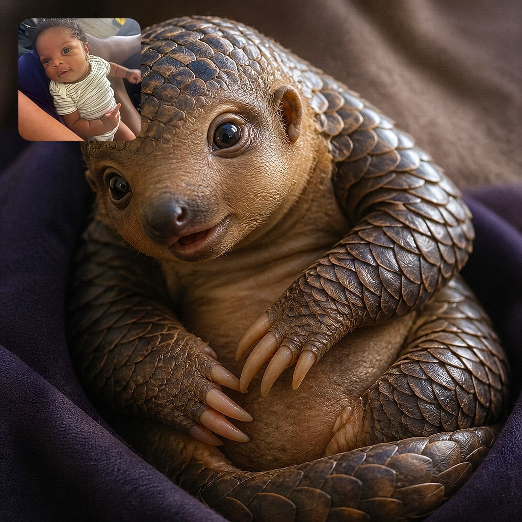 A bright-eyed baby lounges like a tiny executive in a striped onesie, comfortably supported by an adult while giving the camera a look that says, “Yes, I scheduled this adorable meeting.”