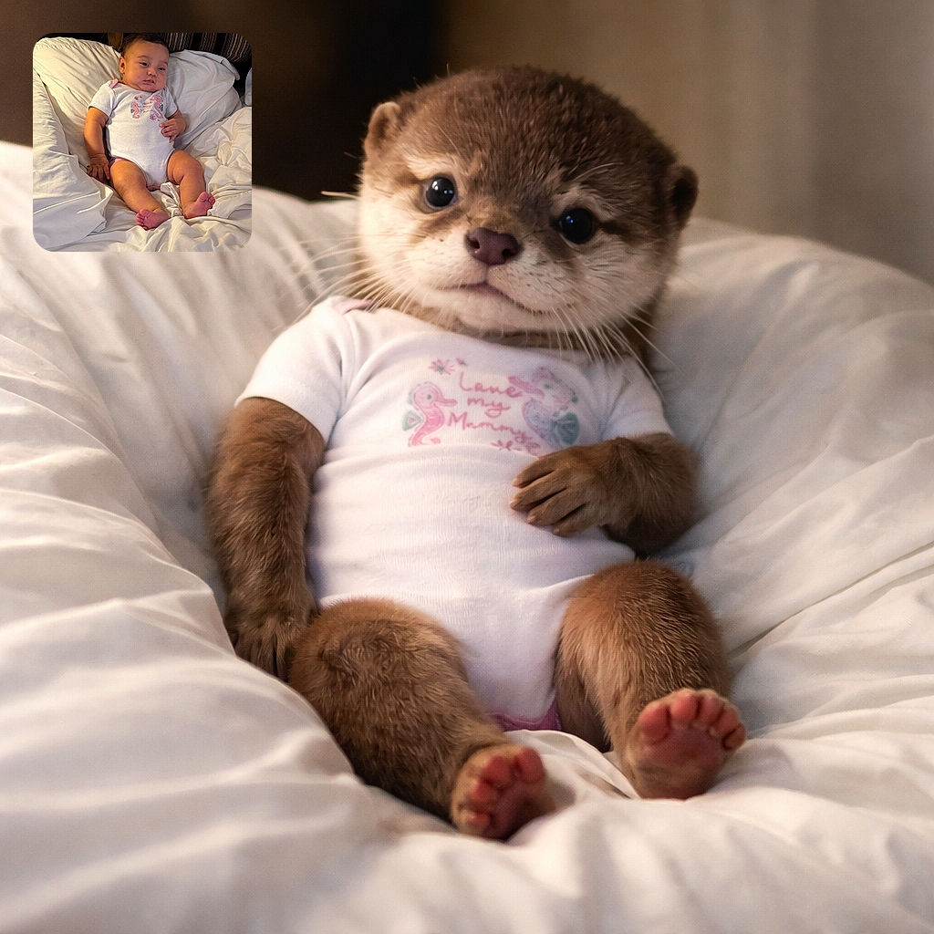 A chubby-cheeked baby lounges comfortably on a bed with white sheets, wearing a cute white onesie decorated with pink seahorses and the words 'Love my Mammy'. The soft lighting highlights the baby's relaxed expression and tiny toes, creating a cozy and heartwarming scene.