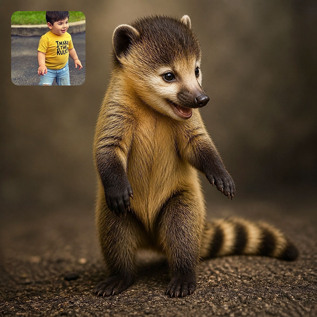 A cheerful little trendsetter stands outdoors in a bright yellow rule-making T-shirt and wonderfully rugged denim shorts, looking ready to negotiate playground law while the pavement and greenery provide a casual backdrop.