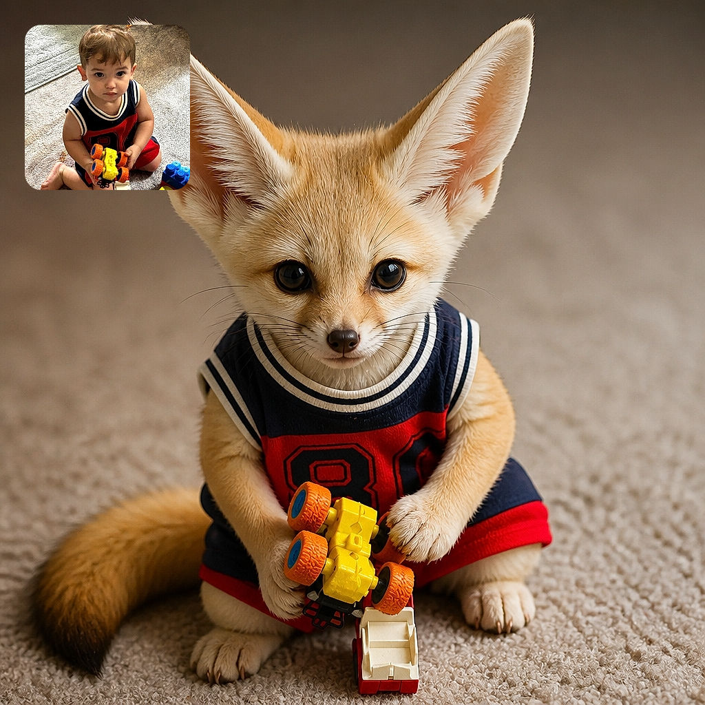 A serious little toddler sits on the carpet clutching a colorful toy vehicle, looking directly at the camera as if conducting an extremely important train inspection. More building blocks and toy wheels wait nearby for the next engineering assignment.