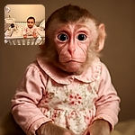 A curious toddler stands gripping the edge of a cozy crib, eyes wide with wonder and a hint of mischief, surrounded by soft bedding and a whimsical Quran Cube mobile hanging above.