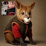 A curious little toddler with bright blue eyes and a pacifier stares directly at the camera while sitting on a wooden floor, with their reflection showing in a nearby mirror and an adult partially visible taking the photo.