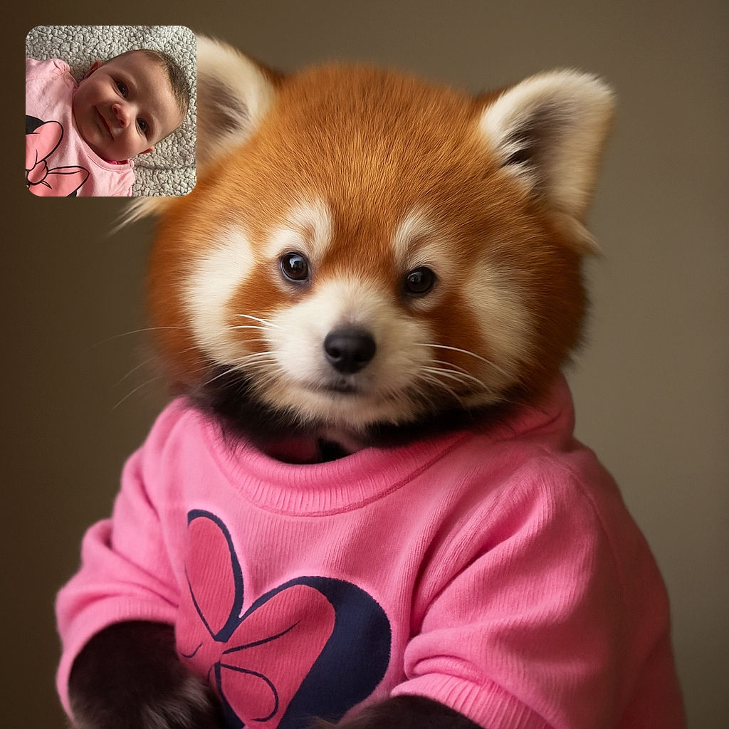 A smiling baby laying on a soft, textured blanket wearing a pink shirt with a large bow design, looking curiously at the camera with bright eyes and a gentle expression.