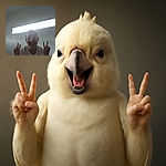 A cheerful child flashes double peace signs with a big smile, backlit by a bright window that adds a soft glow, while a cozy tent with a rainbow plush peeks on the side.