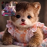A curious baby with soft hair and big eyes is intently exploring colorful toys on a play table, surrounded by a cozy living room setting with a comfy chair in the background.