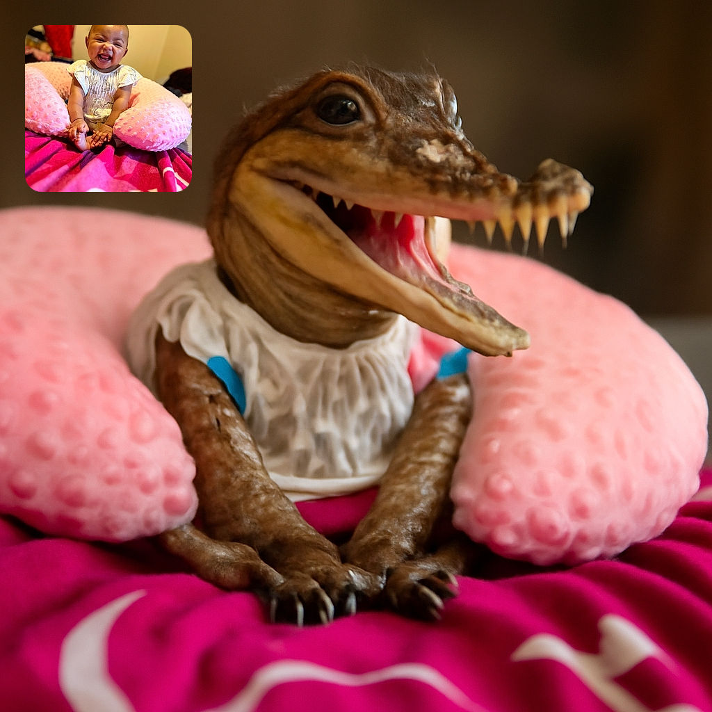 A joyful baby with a bright smile sits cozily on a soft pink cushion, playfully grabbing their toes while wrapped in a warm pink blanket. The background is softly blurred, making the baby's happiness the star of this heartwarming snapshot.