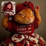 A peacefully sleeping baby dressed in a burgundy outfit with a matching headband, lying on a soft white blanket. The baby wears a floral skirt with a big bow, and a pink pacifier lies nearby, adding a touch of sweetness to the serene scene.