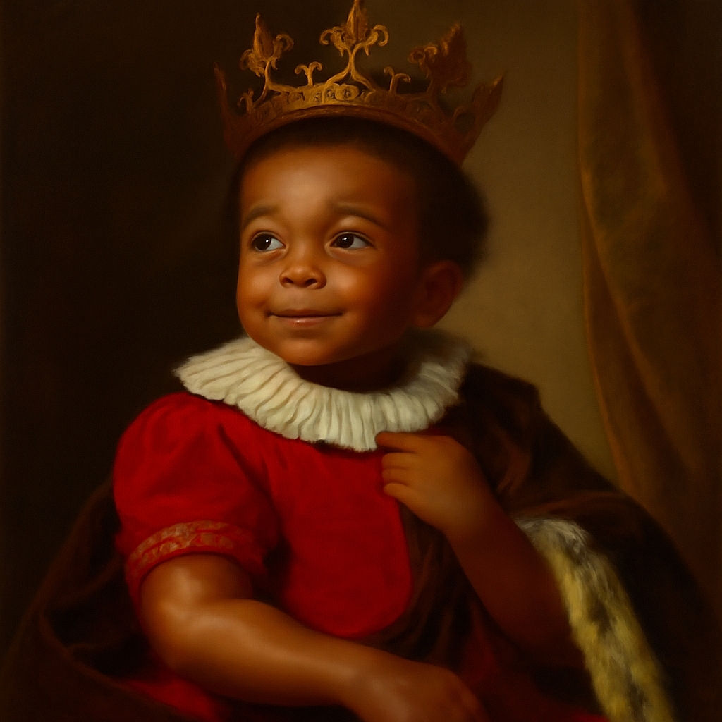 A joyful toddler with sparkling eyes and dimples is comfortably strapped in a car seat, wearing a bright red shirt and flashing a charming smile that could melt anyone's heart.