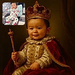 A cheerful baby dressed in festive Christmas pajamas featuring Santa and reindeer patterns lounges comfortably on a cozy black-and-white checkered blanket with soft pillows, radiating holiday warmth and innocence.