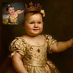 A joyful toddler with a cute bow in her hair and a yellow dress covered in bees and flowers is caught mid-gesture, smiling brightly with a playful sparkle in her eyes. The soft-focus background makes her the star of this warm, candid moment filled with innocence and cheer.