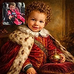 A cute toddler with curly hair is comfortably seated in a car seat, wearing bright red striped pajamas and reaching for the cup holder, looking happily engaged during a car ride.