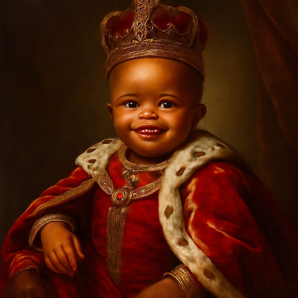 A cheerful baby in a bright red Elmo onesie lies on a fluffy white rug, sticking out their tongue playfully with a pacifier clipped to their outfit, radiating pure adorable mischief.