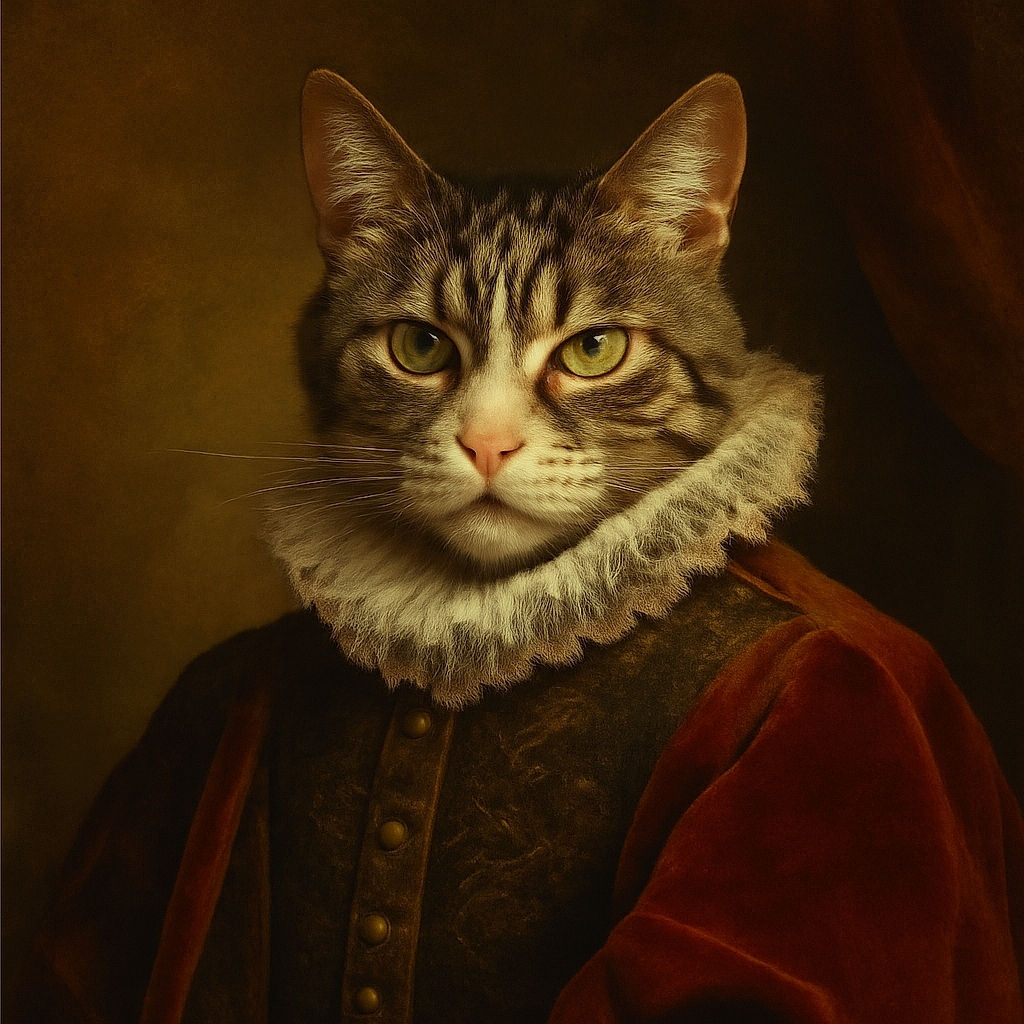 A cozy tabby cat lounges on a bright yellow blanket atop a tiled surface, with a soft pink stuffed unicorn in the background. A human hand gently pets the cat, creating a warm and comforting scene in a modest, tiled corner.