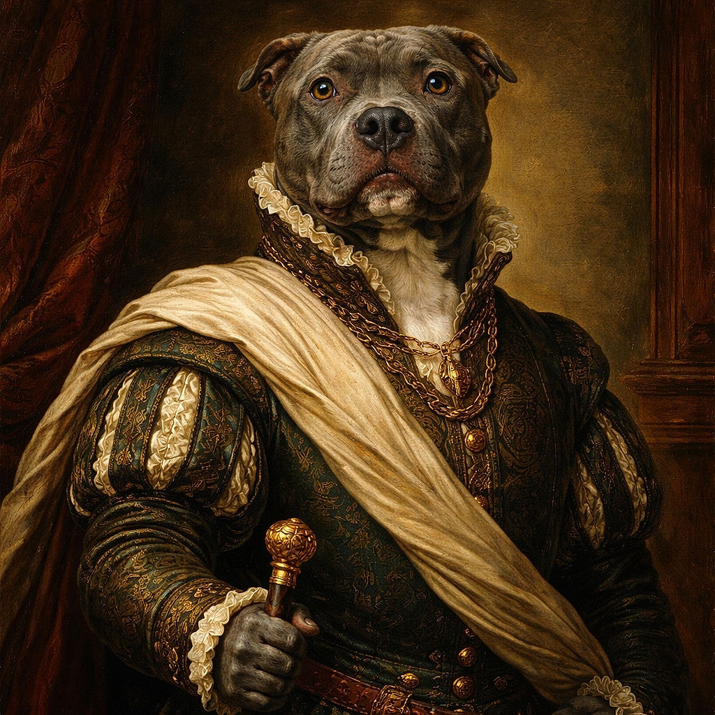 A charming dog with a white chest patch sits patiently on a wooden floor, looking up with soulful eyes, as if waiting for a treat or a belly rub in a cozy kitchen setting.