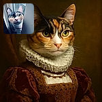 A close-up shot of a curious calico cat peeking through a narrow gap between a door and a wall, with its big green eyes wide open and whiskers twitching, capturing an adorable moment of feline inquisitiveness.