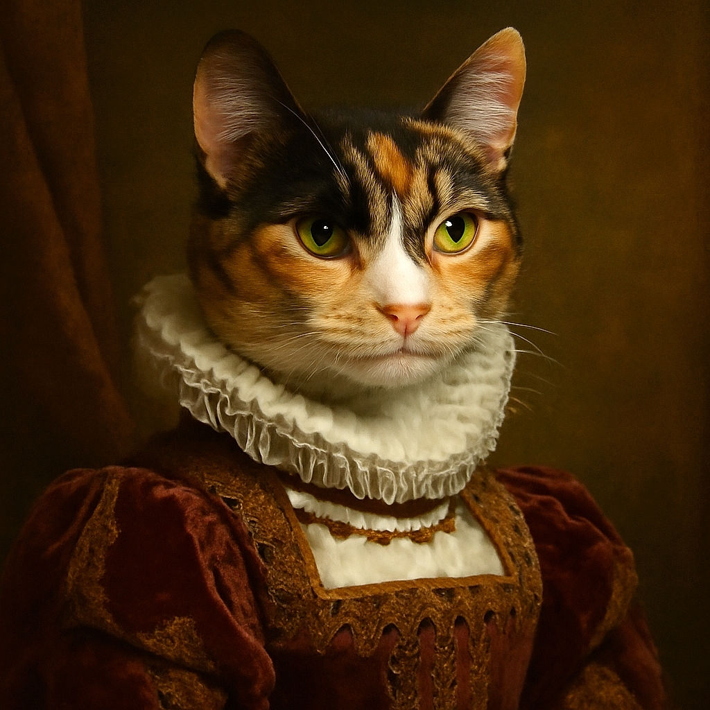 A close-up shot of a curious calico cat peeking through a narrow gap between a door and a wall, with its big green eyes wide open and whiskers twitching, capturing an adorable moment of feline inquisitiveness.