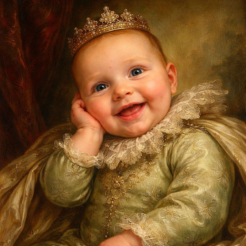 A joyful baby lying on a colorful padded mat, wearing a green onesie adorned with playful Winnie the Pooh characters, flashing a charming smile while resting one hand on their cheek. The bright and soft play area adds a cozy vibe, with a small toy and basket in the background. The image also features a colorful text overlay that reads 'The Learning Experience'.