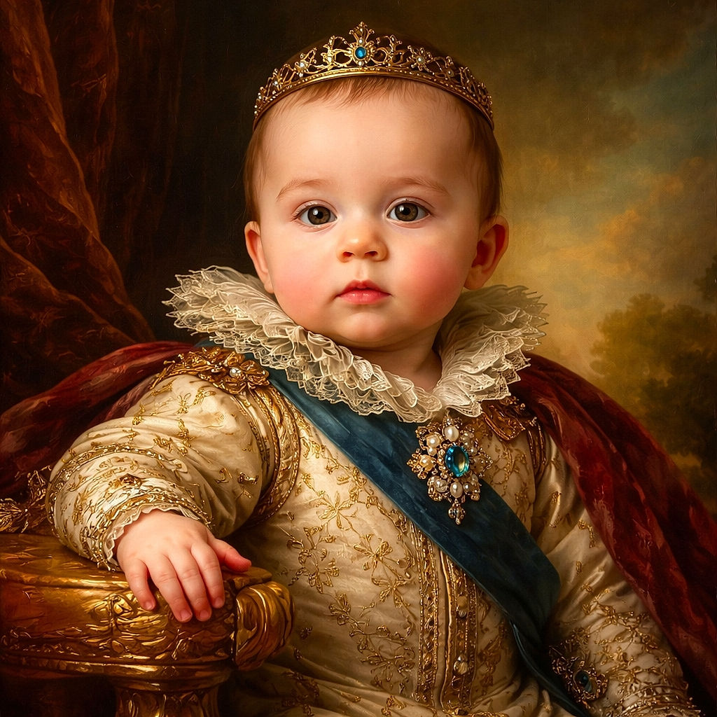 A curious baby reaching out towards the camera, wearing a Toy Story themed outfit, sitting on a cozy textured blanket with colorful toys and a patterned quilt in the background, capturing a candid and heartwarming moment.