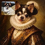 A charming little dog with a black and white coat sits cozily on a knitted blanket, sticking out its tiny tongue like it's sharing a secret joke with the camera. The background is softly blurred, making the pup the undeniable star of this warm and fuzzy moment.