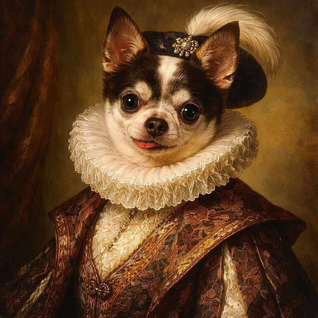 A charming little dog with a black and white coat sits cozily on a knitted blanket, sticking out its tiny tongue like it's sharing a secret joke with the camera. The background is softly blurred, making the pup the undeniable star of this warm and fuzzy moment.