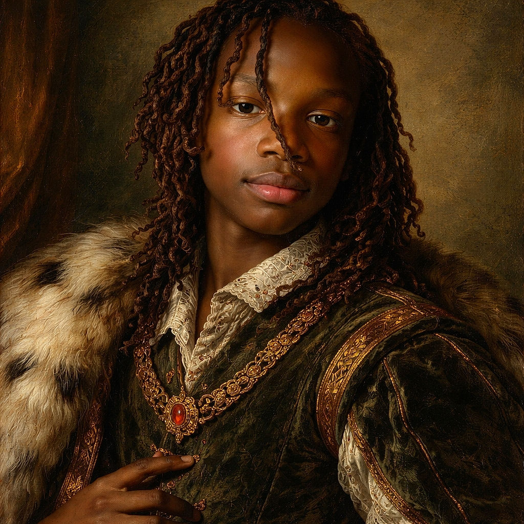 A close-up selfie of a young person with braided hair partially covering their face, wearing a red shirt, in dim lighting with a thoughtful expression and hand near the chin.