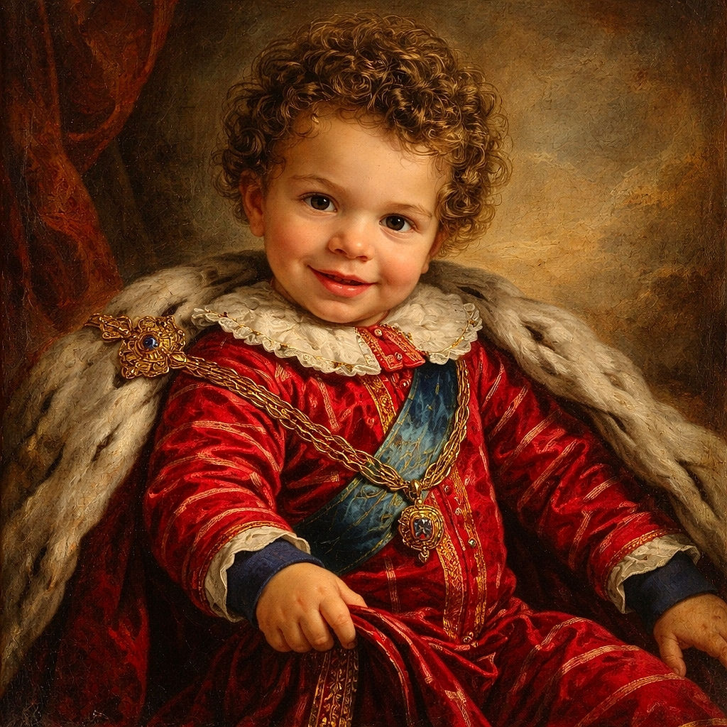 A cheerful toddler with curly hair wearing red and white striped pajamas is securely buckled into a car seat, reaching for the cup holder, with a cozy car interior and a rainy window backdrop.