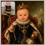 A cheerful baby lies on a quilted changing pad, gazing at the camera like a tiny pirate captain who has just discovered the treasure is actually a very stylish yellow tutu.