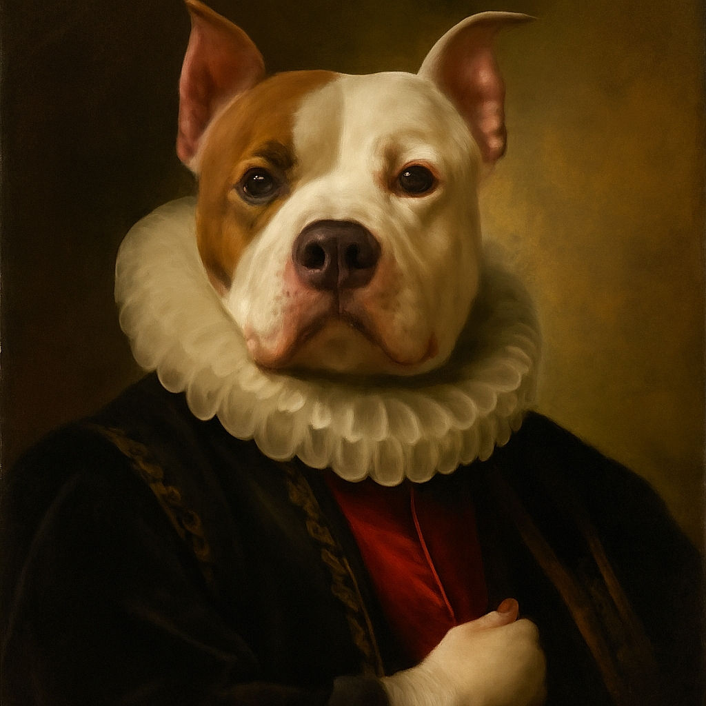 A cozy dog is lying on its back looking relaxed and content, with a tattooed arm visible nearby. The lighting is soft but the image is a bit grainy, giving it a casual, candid feel.