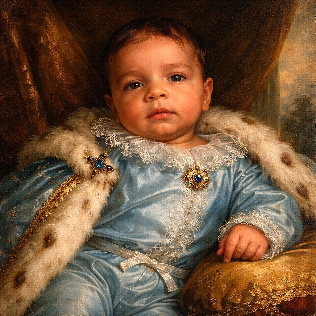 A curious baby dressed in cozy blue pajamas sits securely strapped in a black car seat, clutching colorful toys including a plush elephant and a ring rattle, with a slightly puzzled expression as if wondering about the mysteries of the world.