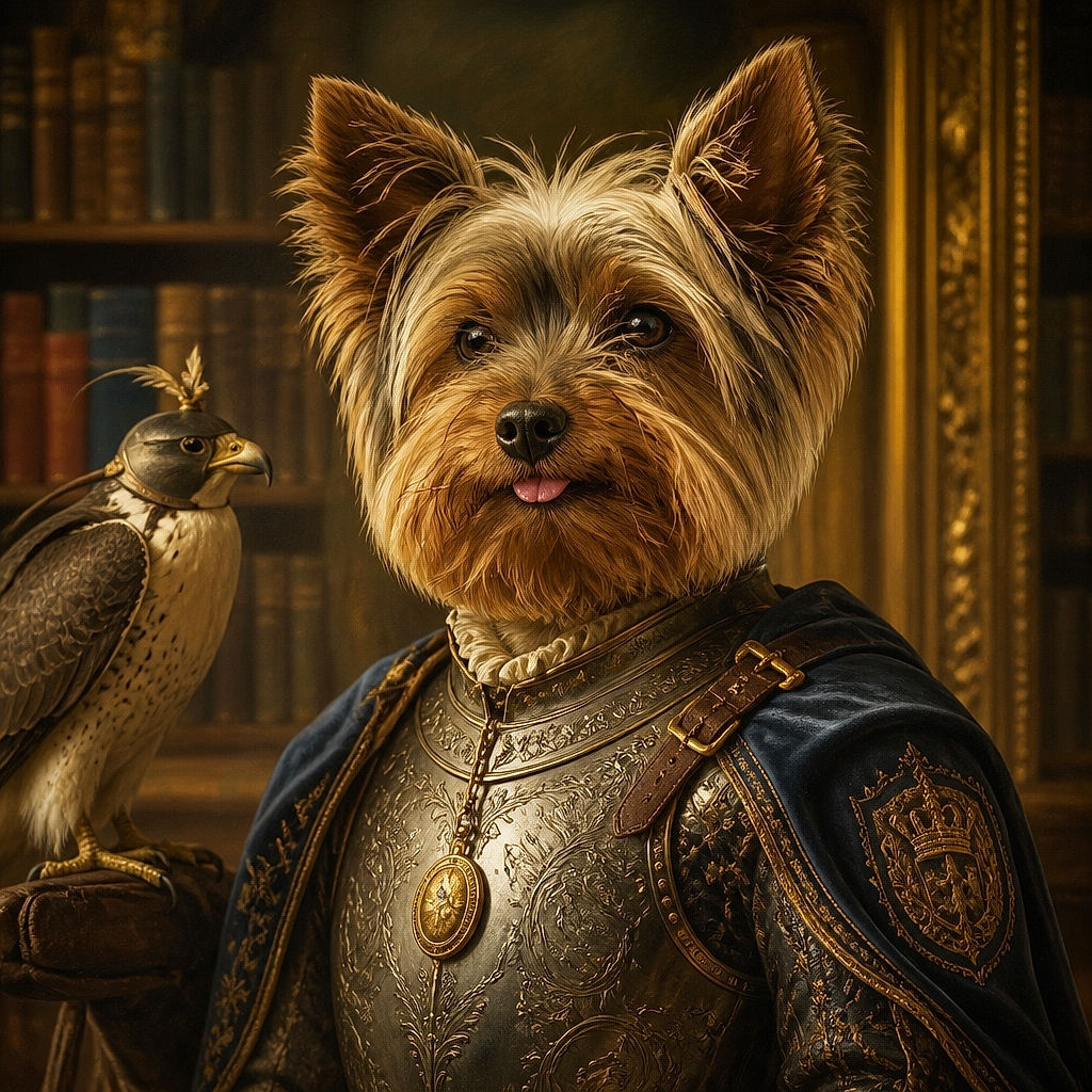 A tiny shaggy dog stares into the camera like a seasoned rock star, with its tongue poking out in a cheeky little blep while its enormous ears attempt to achieve liftoff.