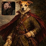 A small white-and-brown dog curled up on a couch, giving the camera a resigned side-eye as if posed for a moody portrait; low, warm lighting and a cozy pile of blankets make this look like prime nap real estate.