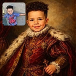 A cheerful young boy with a curly hairstyle wearing a vibrant Spiderman t-shirt and black shorts stands playfully against a beige brick wall, arms outstretched as if embracing the world, with a bright smile that lights up the scene.