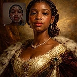 A dimly lit selfie of a young person with a facial cream mask applied, looking directly at the camera with a neutral expression; the image includes app interface elements like a 'Flip' button and zoom icon overlay.