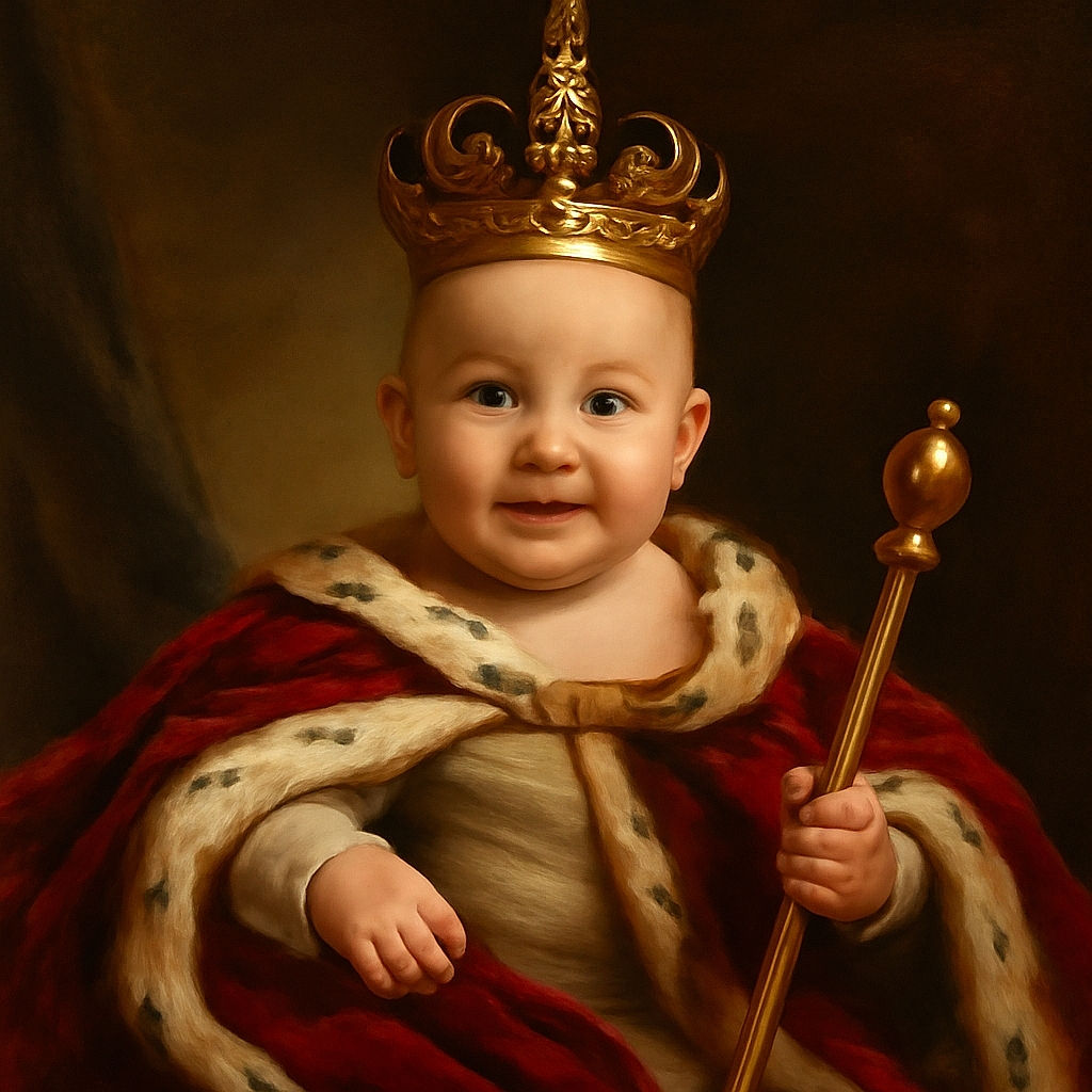 A smiling baby is lying on a soft beige surface, clutching a textured plush pillow, with warm natural light casting gentle shadows in the background, creating a cozy and heartwarming scene.