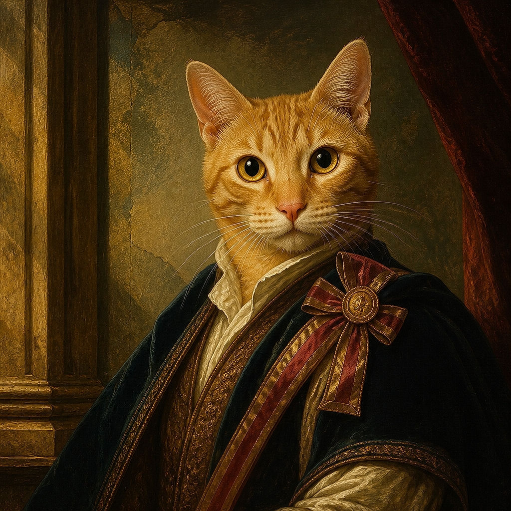 An orange tabby cat gazes up at the camera like a tiny, wide-eyed supervisor checking whether dinner is on schedule. Its bell collar adds extra charm, while the wooden floor, scratching post, and cozy home setting frame the feline portrait. The visible phone branding and timestamp are camera metadata rather than a user-added overlay.