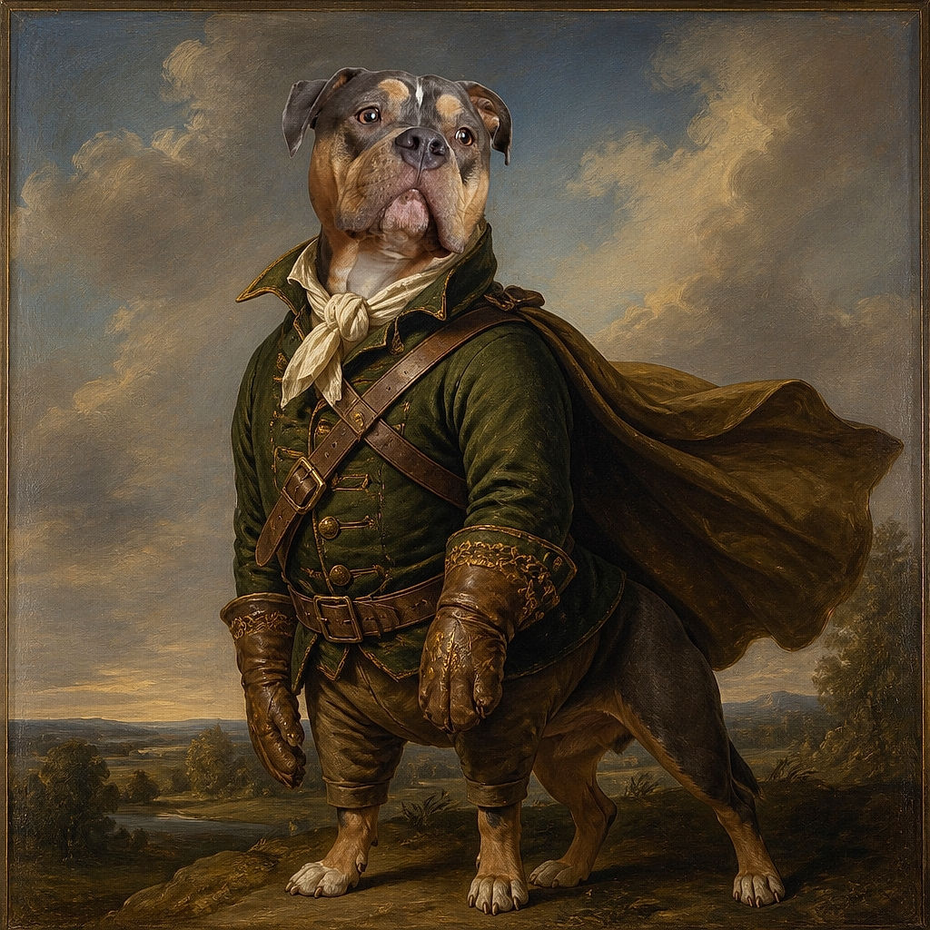A very serious-looking bulldog sits proudly on a couch, wearing a collar and giving the camera the unmistakable expression of a tiny courtroom judge who has just heard unacceptable testimony. Cozy blankets and a paneled wall complete the homey scene.