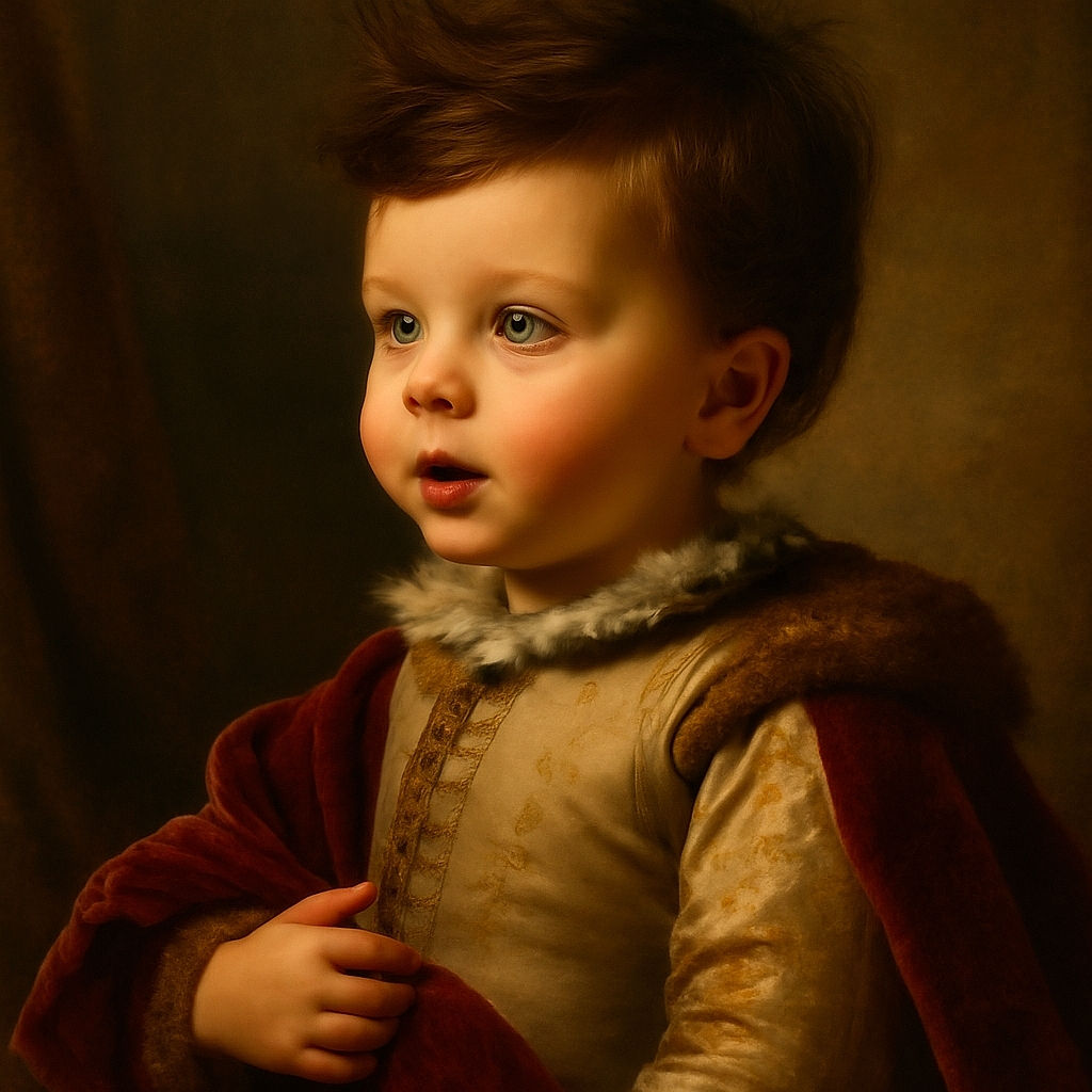 A curious toddler with tousled hair gazes intently out a window, their reflection softly visible on the glass. The soft natural light highlights the child's delicate features and the cozy gray shirt adds to the warm, intimate moment captured indoors.