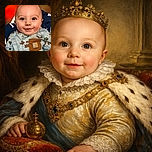 A chubby-cheeked baby grins like a tiny comedian, eyes wide and lashes on full display while wearing a cozy patterned onesie with a little chest pocket — pure adorable mischief framed in soft indoor light.