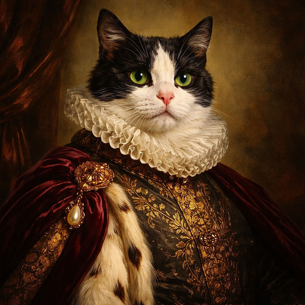 A cozy indoor selfie of a person lying down next to a black and white cat, both gazing calmly towards the camera. The scene is warmly intimate with soft blankets and a casual home environment in the background.