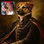 A cozy puppy is peacefully napping on a black chair with a bright red fabric in the background, basking in a patch of sunlight that highlights its soft fur. The relaxed pose and serene expression make this a heartwarming snapshot of canine comfort.