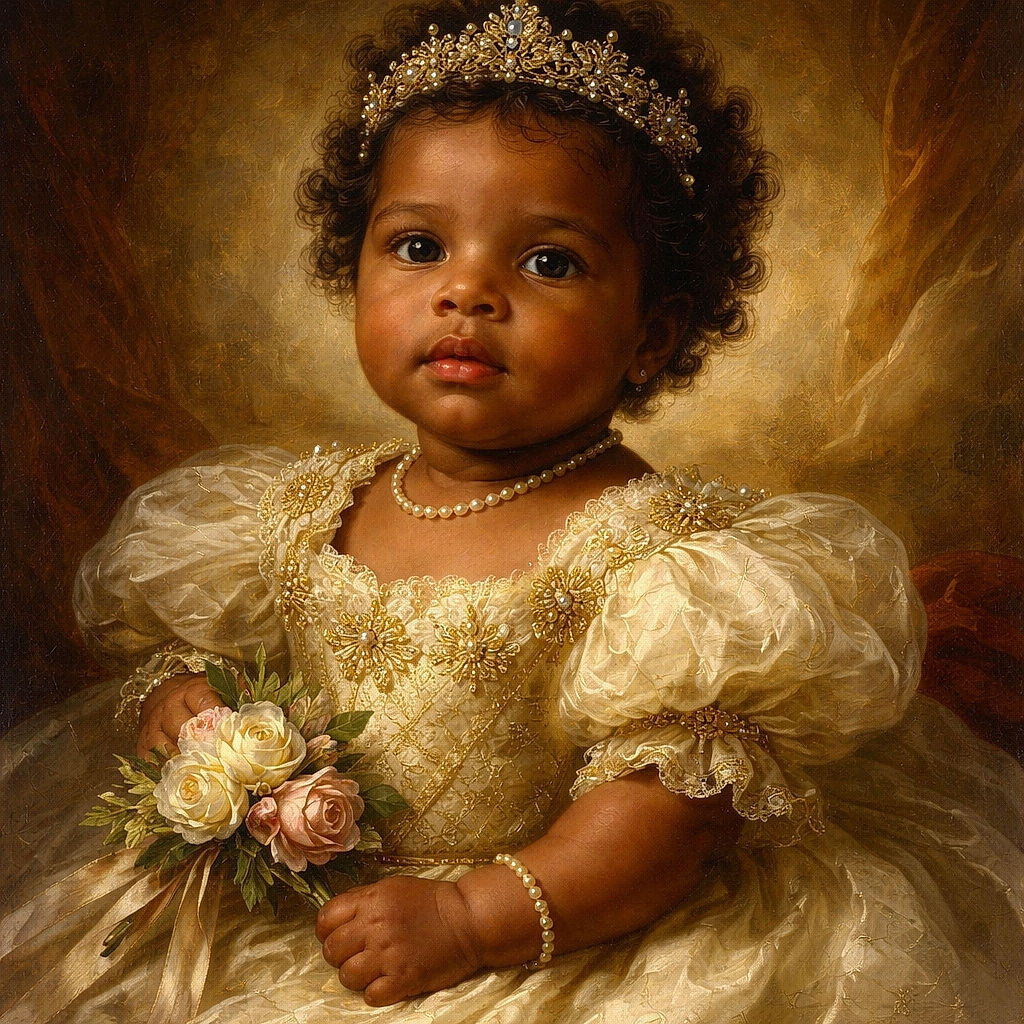 A cute baby dressed in a bright yellow outfit featuring a playful bee graphic, lying comfortably on a soft pink blanket with cozy mittens on, looking curiously at the camera with wide eyes and a slight smile.