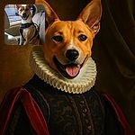 A happy dog wearing a black harness sits comfortably in the back seat of a car, tongue out and ears perked up, ready for an adventure or a car ride full of tail wags and window sniffs.