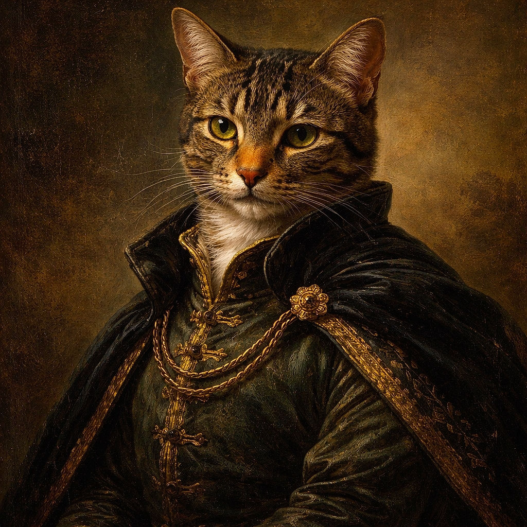 A cozy tabby cat is comfortably sprawled out on a soft, patterned quilt, looking relaxed and ready for a nap, blending perfectly with the cozy textures around it.