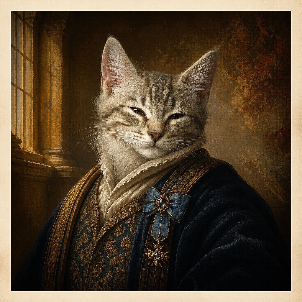 A sleepy silver tabby kitten sprawls across a burgundy couch, looking like it just finished a strenuous shift at the Department of Naps. One paw hangs forward while the other rests proudly on the cushion, and a human arm peeks in from the side as if providing emergency kitten support.