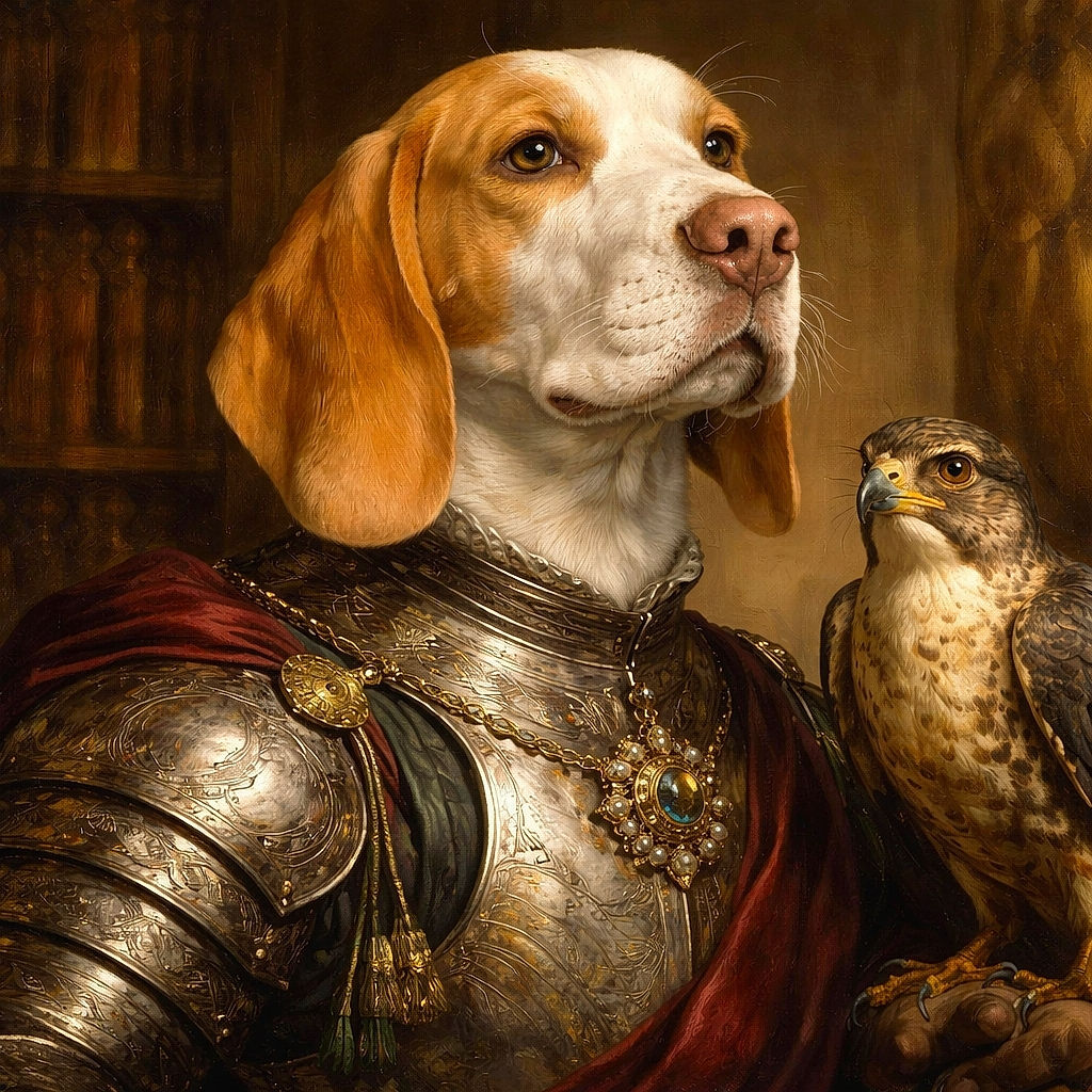 A dignified floppy-eared dog lounges in the car seat like a seasoned road-trip critic, nose pointed toward the window and eyes judging the scenery while wearing a pink-tagged harness.