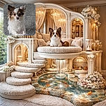 A fluffy, wide-eyed dog with expressive ears looks up eagerly, paws resting on a gray surface, with a tiled floor background. The word 'Hype' is boldly overlaid at the bottom, adding a playful vibe.