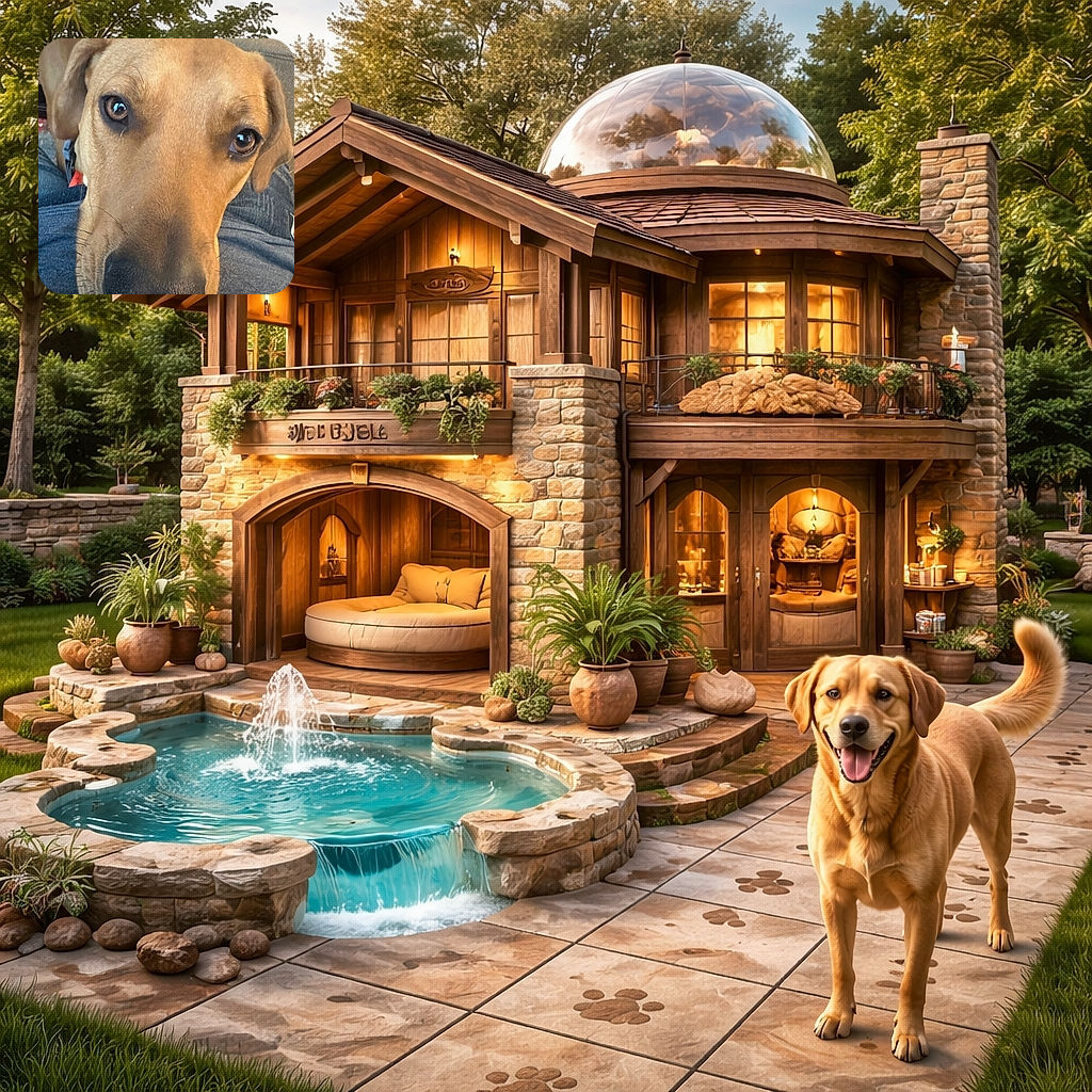 A close-up shot of a curious dog with soulful eyes and a big nose, leaning in close as if to say, 'Hey, pay attention to me!' The background shows a cozy indoor setting with a couch and some casual clothing, adding to the homey vibe.