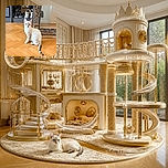A wide-eyed cream-colored cat sits proudly on a warm herringbone floor, posing like the tiny curator of a shoe museum. Behind it, sneakers and tangled wicker décor create a wonderfully chaotic fashion-and-furniture backdrop, while the striped tail makes a dramatic runway finale.