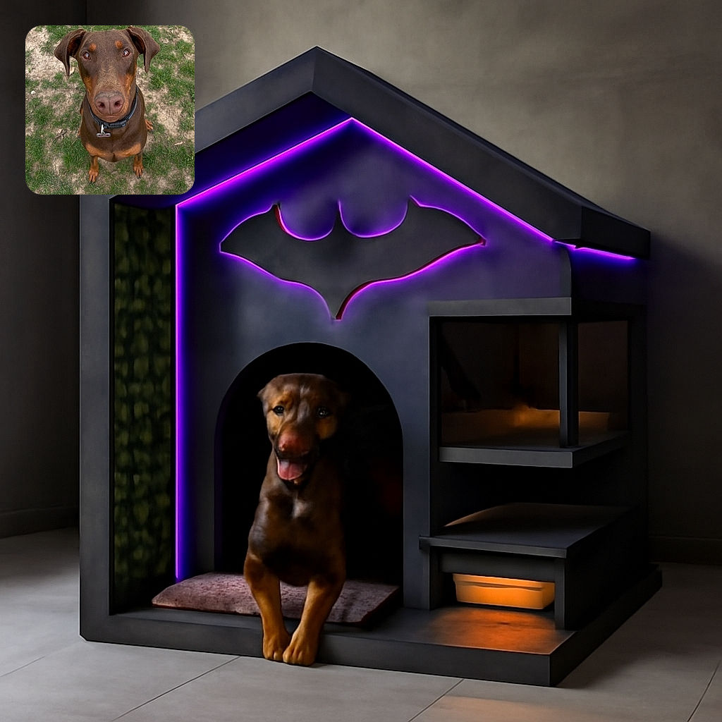 A charming Doberman dog looks up at the camera with soulful eyes, sitting on a patchy grass and dirt ground, wearing a black collar with a shiny tag, ready for a walk or some treats.