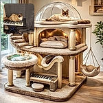 A fluffy, blue‑eyed cat has claimed the keyboard as its throne — loafed perfectly across the keys like a tiny, furry composer plotting a hit single. The curtain backdrop and cozy carpet make this a very persuasive nap session album cover.